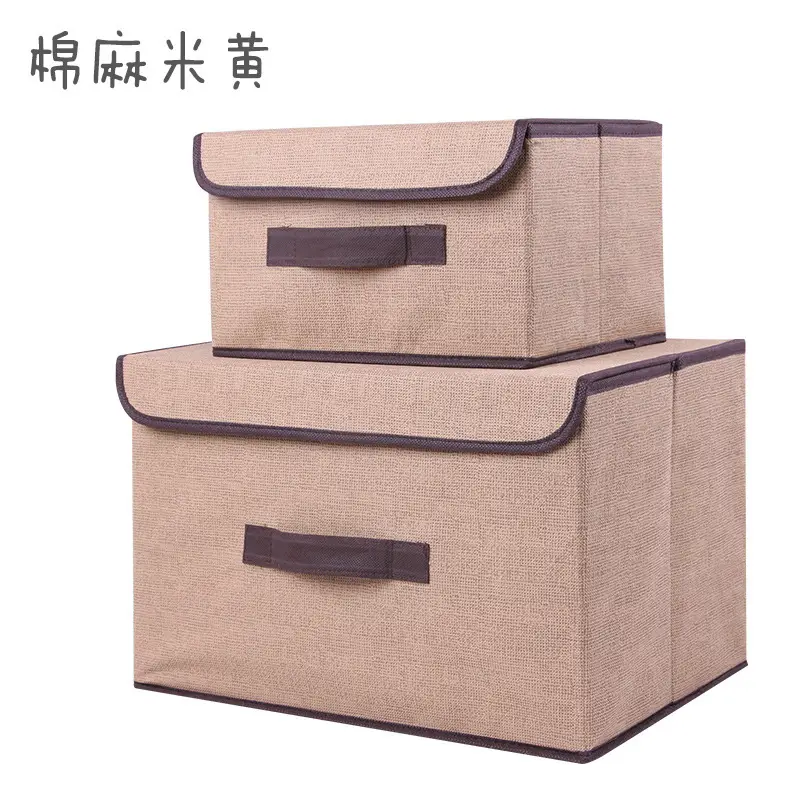Green Foldable Storage Boxes Set of 2 - Image 5
