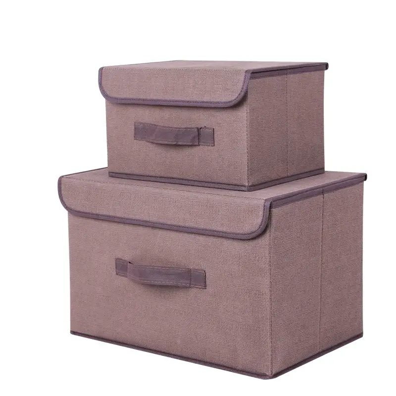 Green Foldable Storage Boxes Set of 2 - Image 7