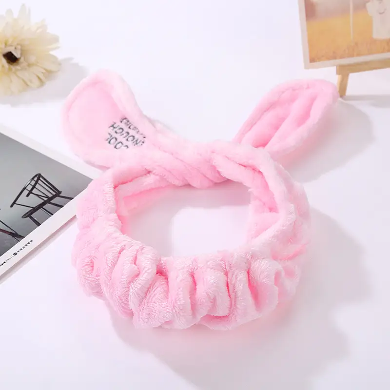 Pink Rabbit Ear Hairband for Women - Image 10