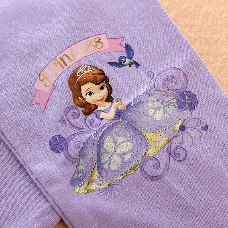 Girls Cotton Leggings Spring Autumn Pack of 2 - Image 19