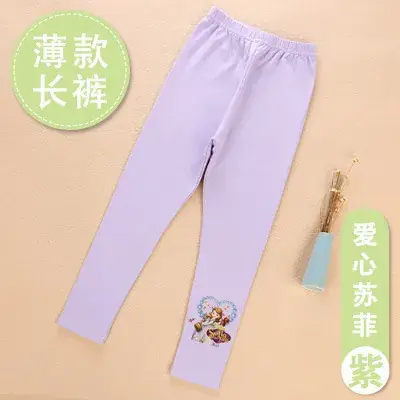Girls Cotton Leggings Spring Autumn Pack of 2 - Image 12