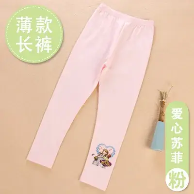 Girls Cotton Leggings Spring Autumn Pack of 2 - Image 13