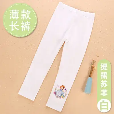 Girls Cotton Leggings Spring Autumn Pack of 2 - Image 6