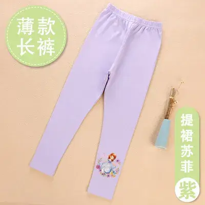 Girls Cotton Leggings Spring Autumn Pack of 2 - Image 7