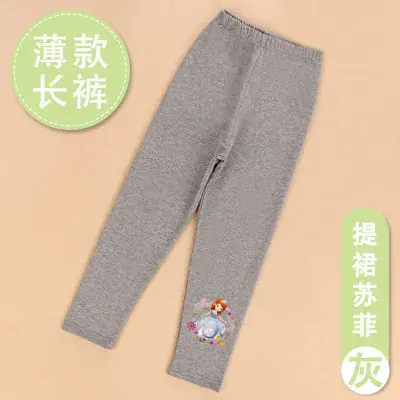 Girls Cotton Leggings Spring Autumn Pack of 2 - Image 9
