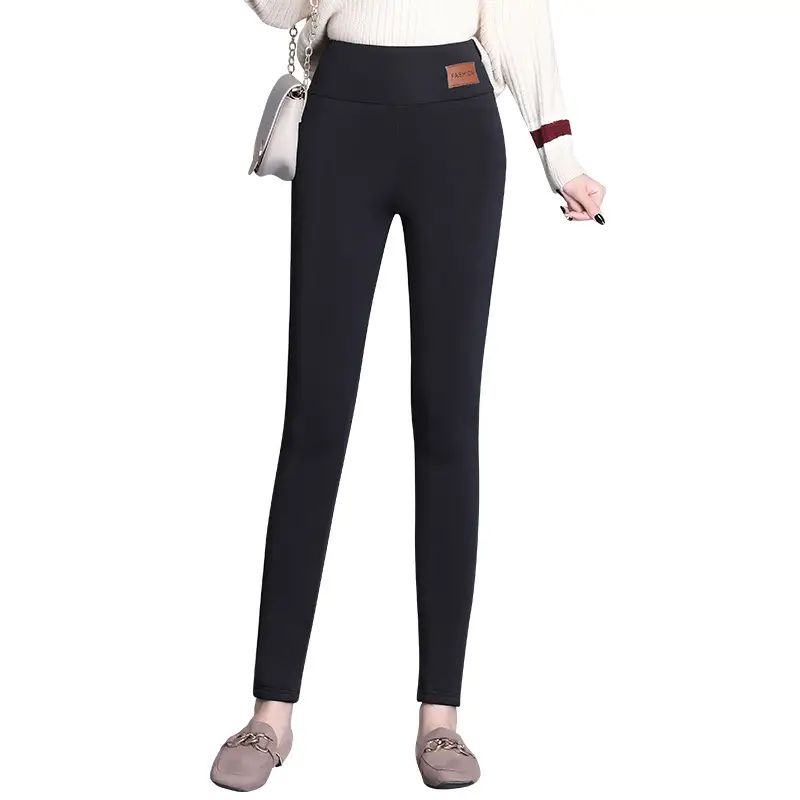 Women's Plus Size Velvet Leggings Warm Outerwear