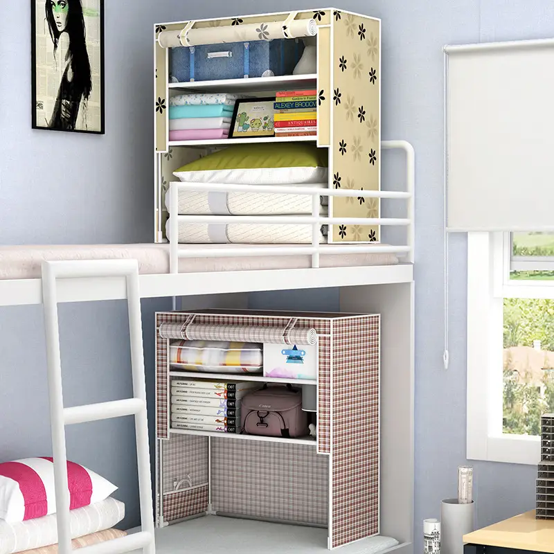 Simple Bed Mini Wardrobe for Dormitory & College Students - Image 6