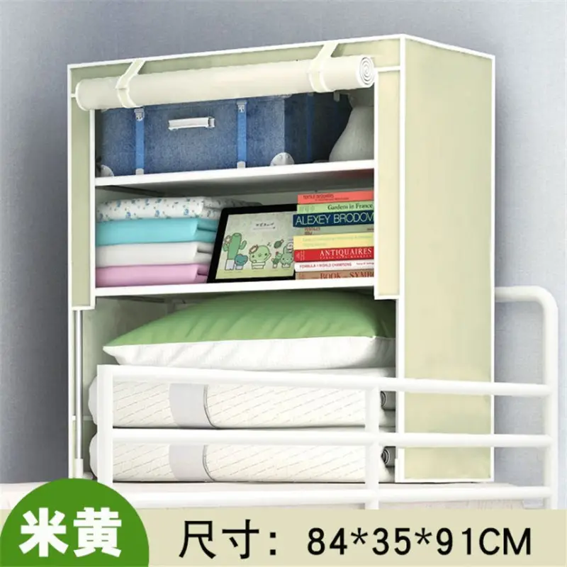 Simple Bed Mini Wardrobe for Dormitory & College Students - Image 3