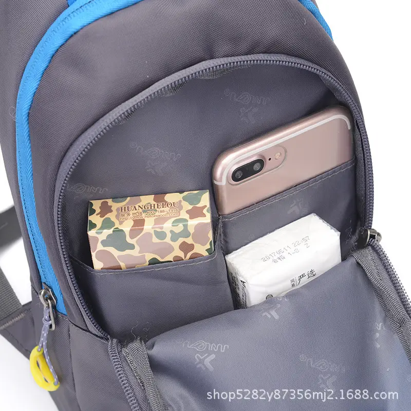 Men's Waterproof Nylon Chest Bag with Water Bottle - Image 12