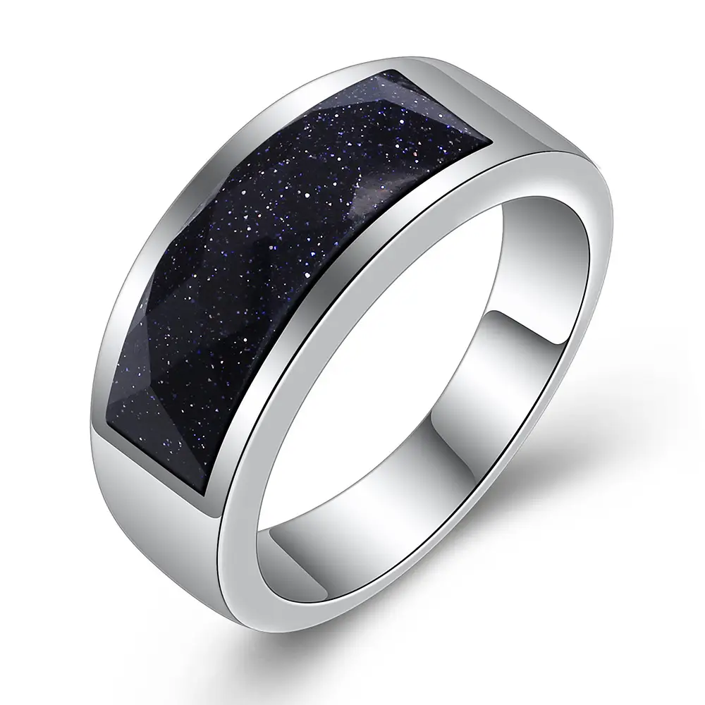 Stainless Steel Cross-Border Ring 200g Silver