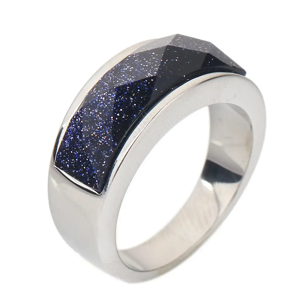 Stainless Steel Cross-Border Ring 200g Silver — feature 5
