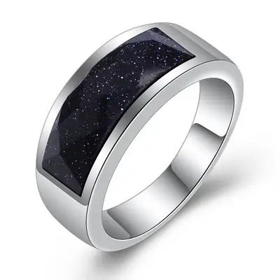 Stainless Steel Cross-Border Ring 200g Silver