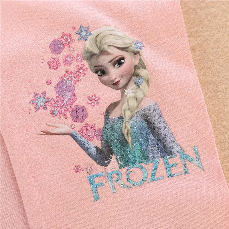 Frozen Ice Princess Kids Pants Pink Autumn Wear - Image 8