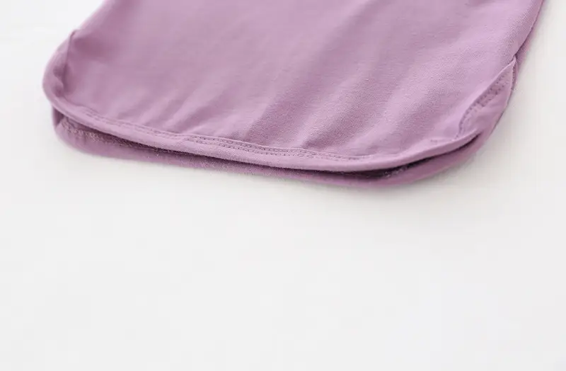 Girls Purple Long Sleeve Cotton T-Shirt — feature 39