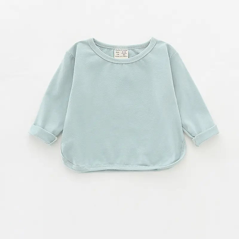 Girls Purple Long Sleeve Cotton T-Shirt — feature 41