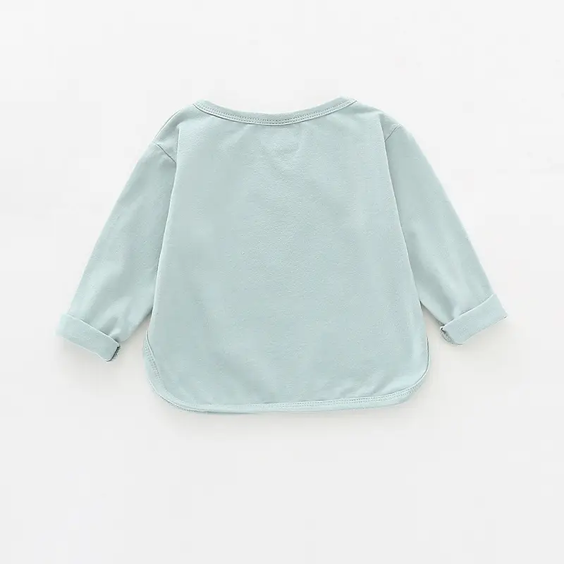 Girls Purple Long Sleeve Cotton T-Shirt — feature 42