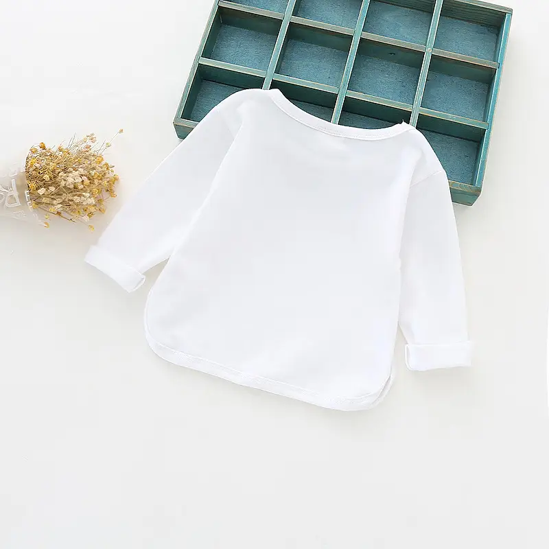 Girls Purple Long Sleeve Cotton T-Shirt — feature 50