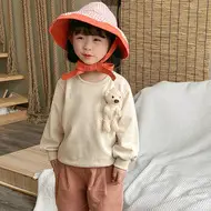 Girls Purple Long Sleeve Cotton T-Shirt — feature 8
