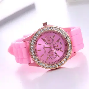 in stock Geneva Geneva Silicone Watch Women's Korean Style Fashion Beautiful Color Jelly Student Casual Watch — feature 20
