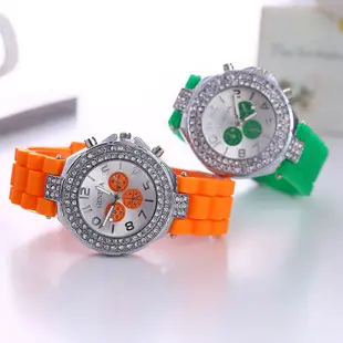 in stock Geneva Geneva Silicone Watch Women's Korean Style Fashion Beautiful Color Jelly Student Casual Watch — feature 25