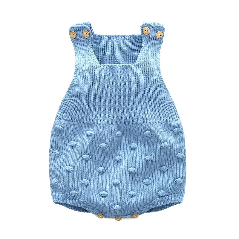 Baby Jumpsuit Pure Cotton Knitted Strap Hattie 0-1-2Yrs - Image 6