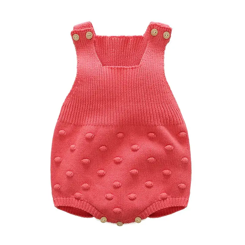 Baby Jumpsuit Pure Cotton Knitted Strap Hattie 0-1-2Yrs - Image 5