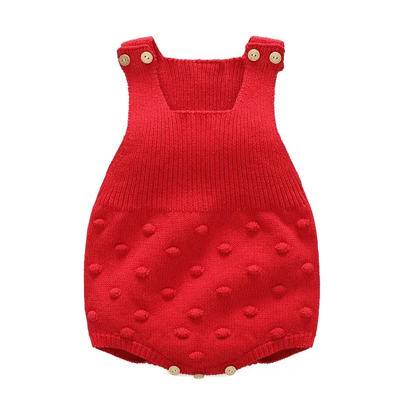 Baby Jumpsuit Pure Cotton Knitted Strap Hattie 0-1-2Yrs - Image 2