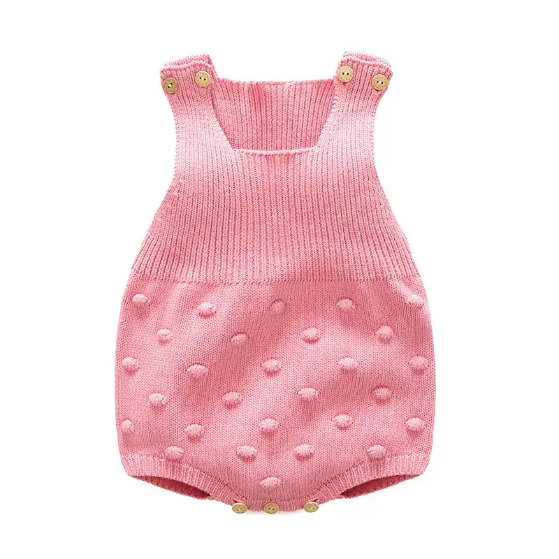 Baby Jumpsuit Pure Cotton Knitted Strap Hattie 0-1-2Yrs - Image 7
