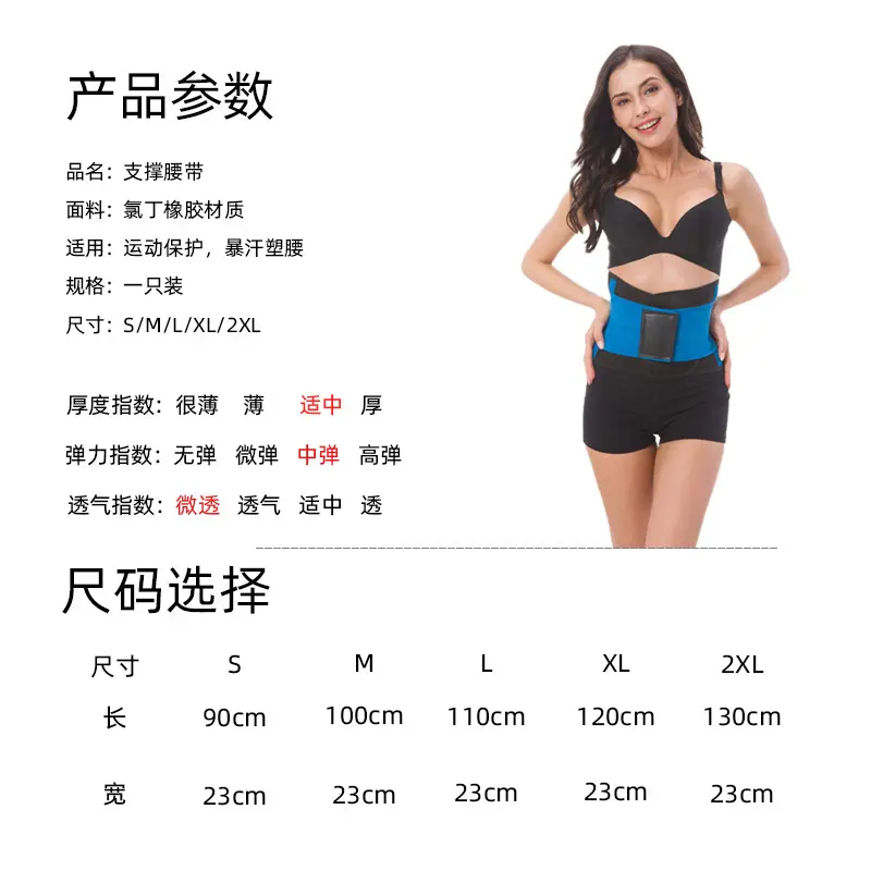 Sweat-Resistant Compression Waist Belt for Postpartum Use