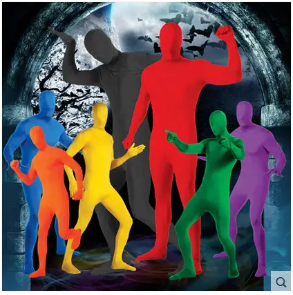 Ninja Invisible Tights Halloween Costume Black
