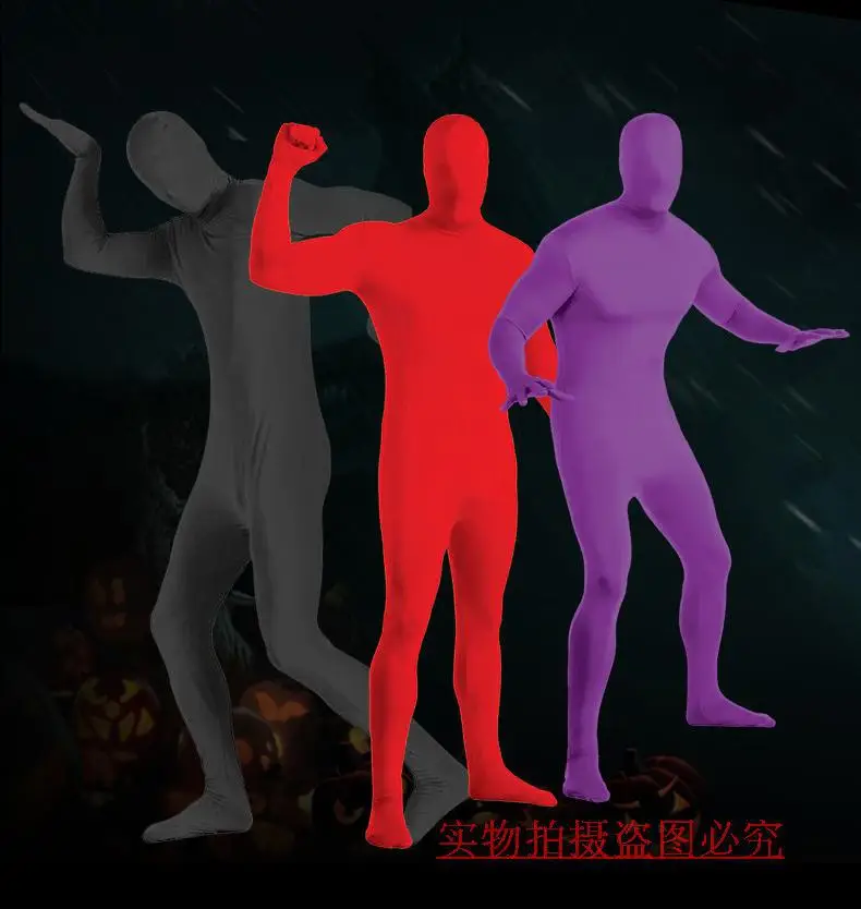 Ninja Invisible Tights Halloween Costume Black