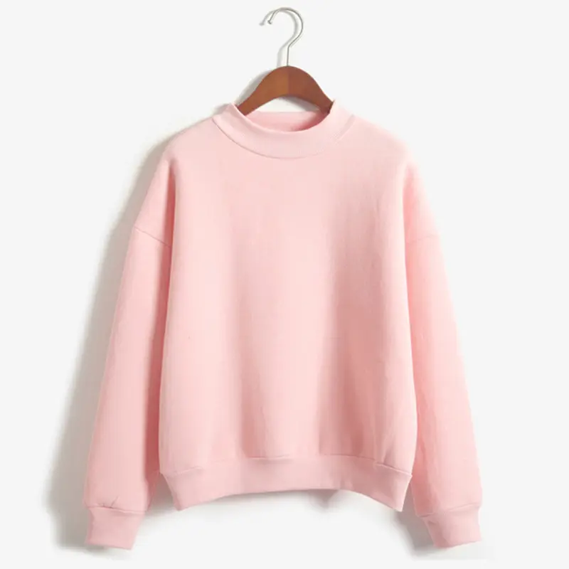Women Green Velvet Turtleneck Sweatshirt Small - Image 9