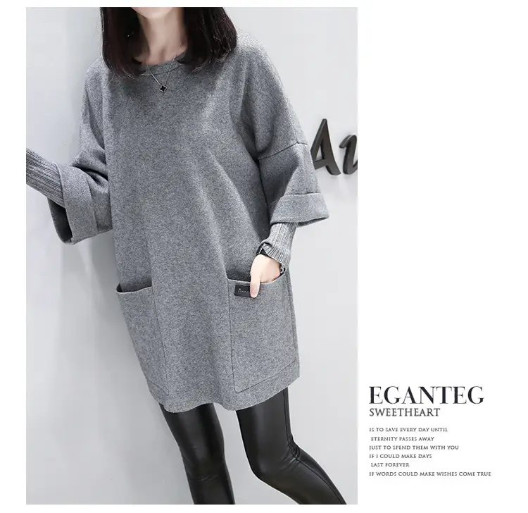 2025 Autumn/Winter Loose Patchwork Long Sleeve Coat for Chubby Women — feature 8