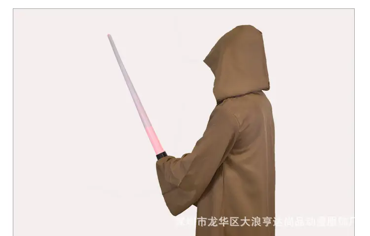 Halloween Robe Star Wars Jedi Knight Cloak Costume Brown — feature 12