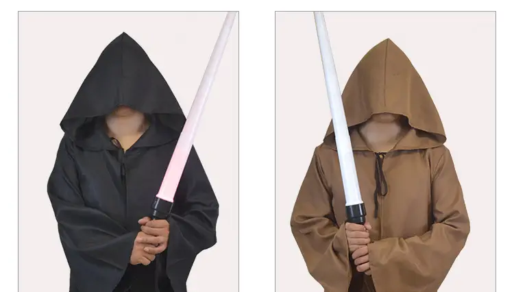 Halloween Robe Star Wars Jedi Knight Cloak Costume Brown — feature 6