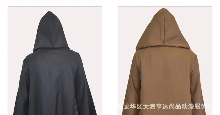 Halloween Robe Star Wars Jedi Knight Cloak Costume Brown — feature 8
