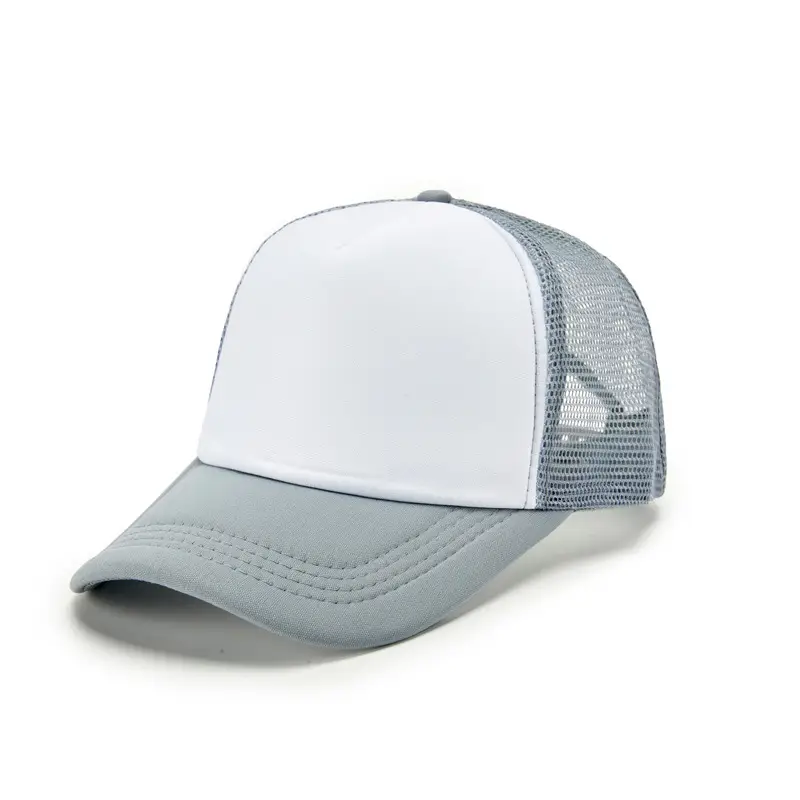 Red Yellow Mesh Trucker Cap for Kids Travel