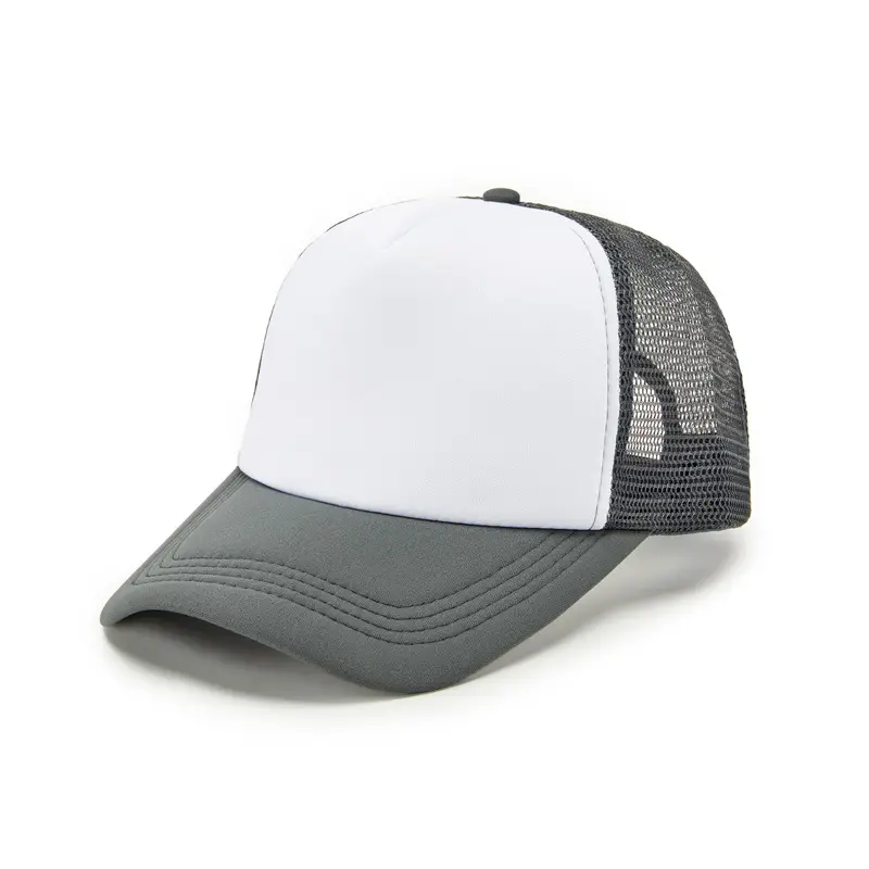 Red Yellow Mesh Trucker Cap for Kids Travel