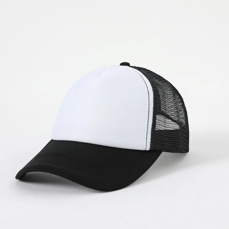 Red Yellow Mesh Trucker Cap for Kids Travel