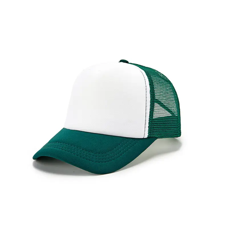 Red Yellow Mesh Trucker Cap for Kids Travel