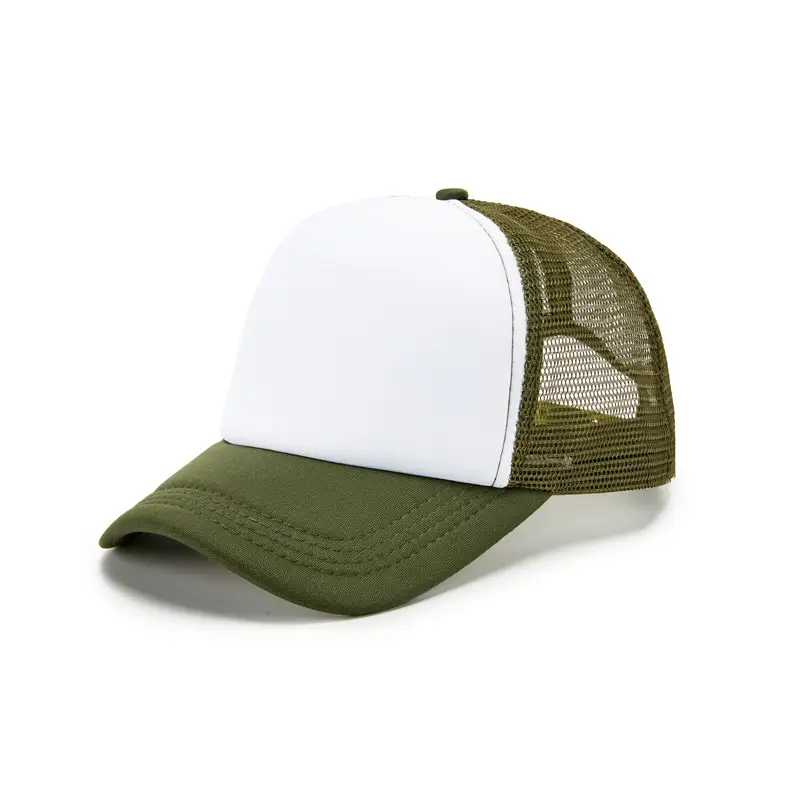Red Yellow Mesh Trucker Cap for Kids Travel