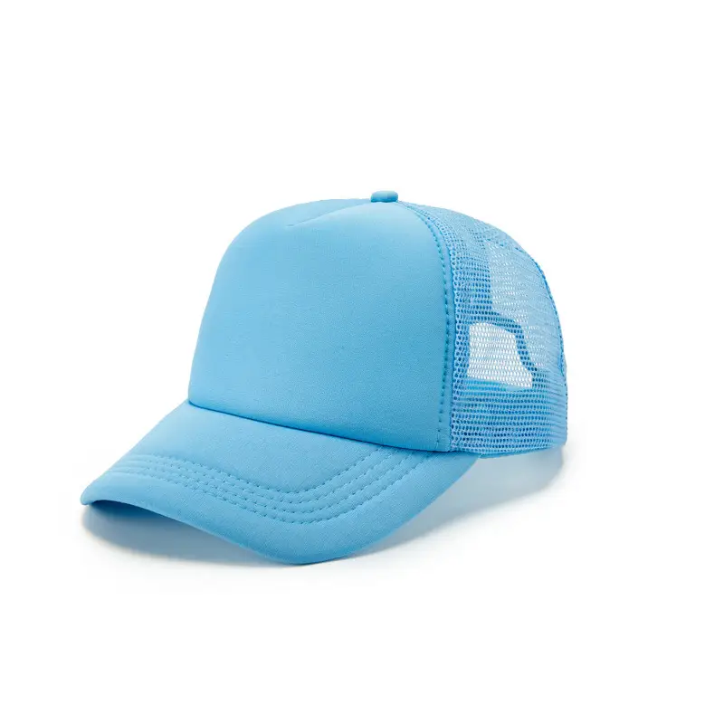 Red Yellow Mesh Trucker Cap for Kids Travel