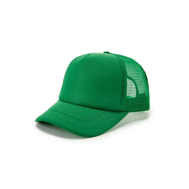 Red Yellow Mesh Trucker Cap for Kids Travel