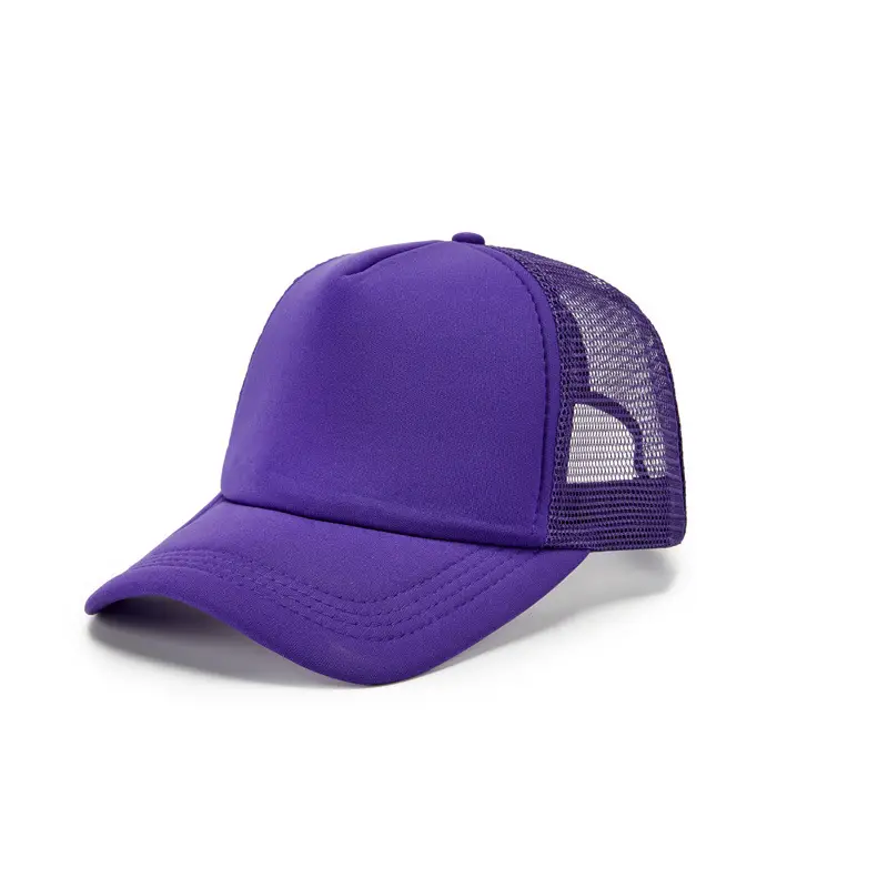 Red Yellow Mesh Trucker Cap for Kids Travel