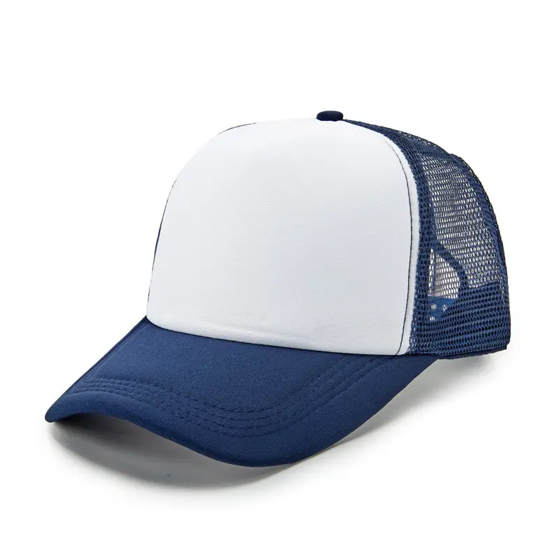 Red Yellow Mesh Trucker Cap for Kids Travel