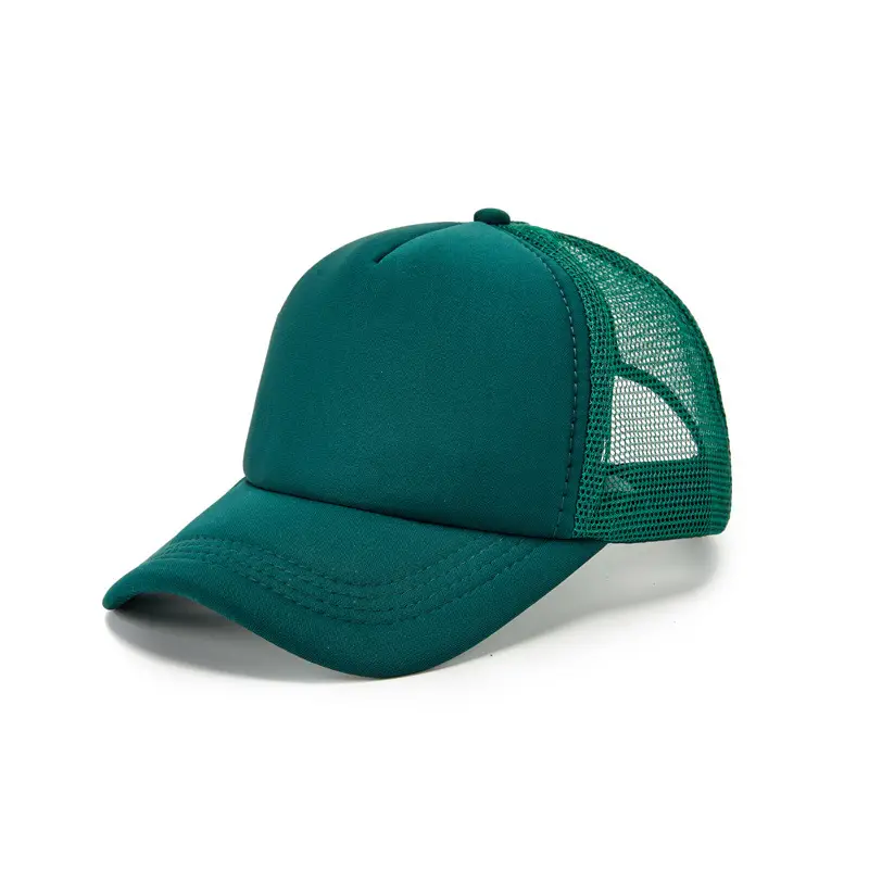 Red Yellow Mesh Trucker Cap for Kids Travel