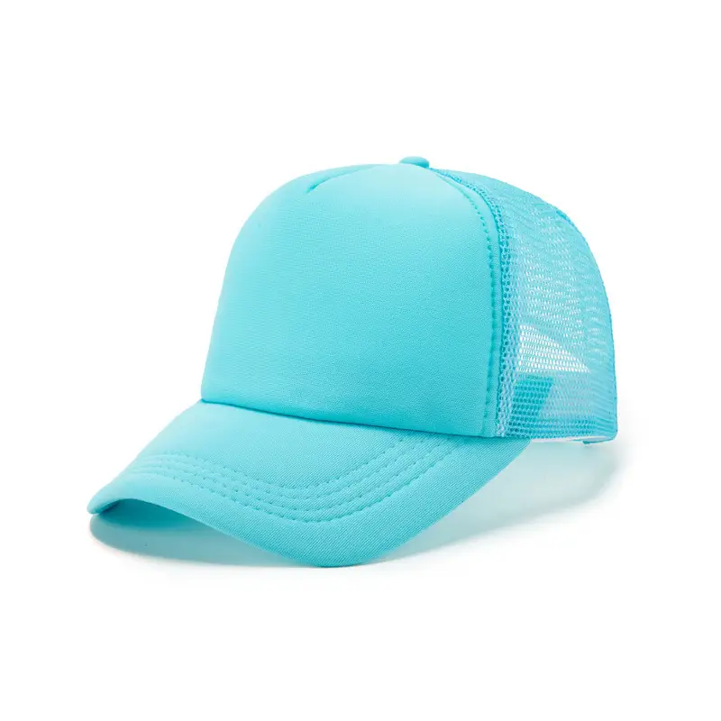 Red Yellow Mesh Trucker Cap for Kids Travel