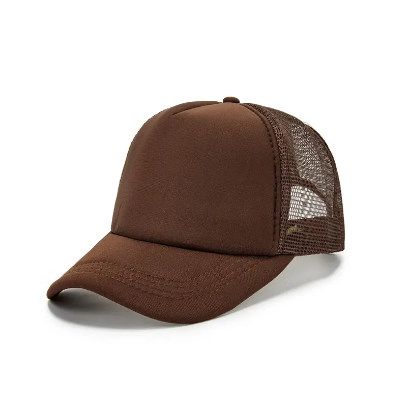 Red Yellow Mesh Trucker Cap for Kids Travel