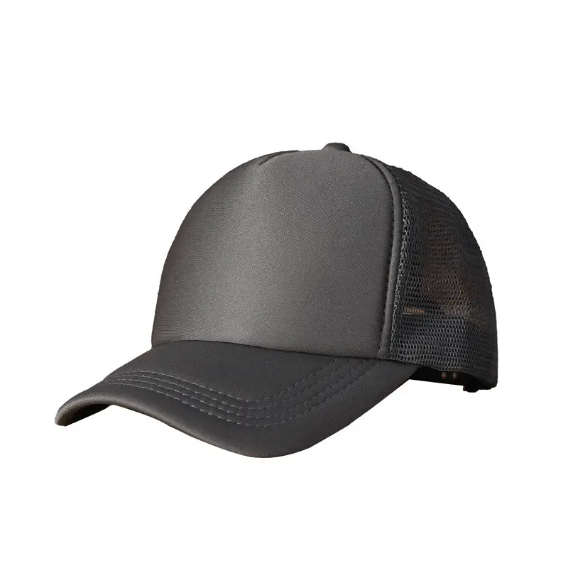Red Yellow Mesh Trucker Cap for Kids Travel