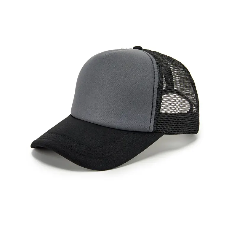 Red Yellow Mesh Trucker Cap for Kids Travel